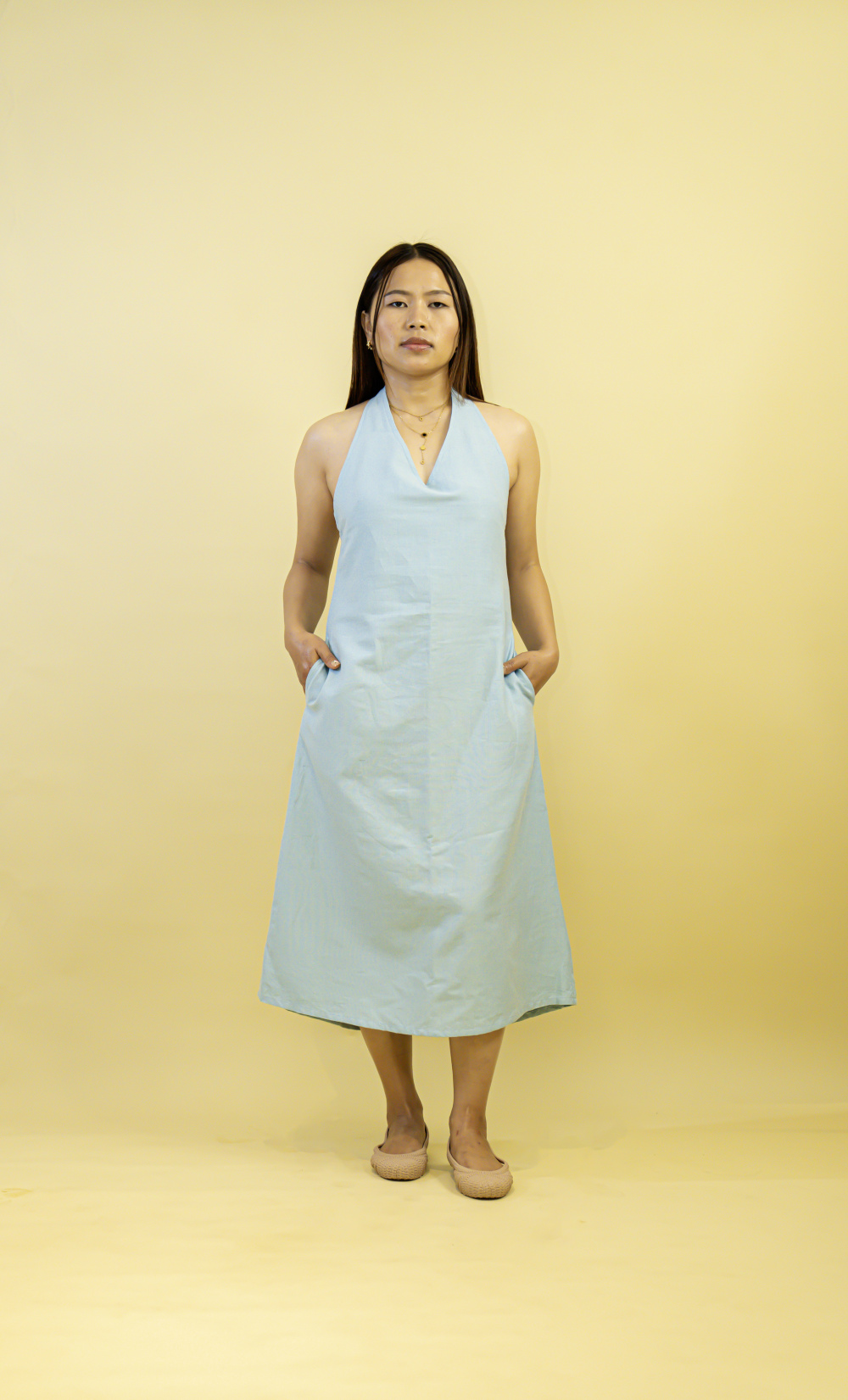 The blue bell dress